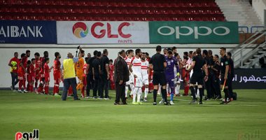 فيديو.. بطاقة صفراء لعمر السعيد أمام حرس الحدود 