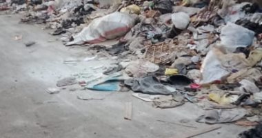 انتشار القمامة بشوارع دير الملاك فى محافظة القاهرة