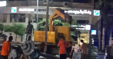 15 عمود إضاءة جديد بمحيط استاد الإسكندرية استعدادا لكأس الأمم الأفريقية 