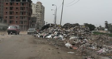 أهالى قرية دنديط بالدقهلية يشكون تراكم القمامة 