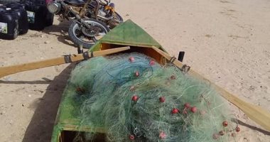 ضبط 3 صيادين وأدوات مخالفة فى بحيرة البردويل بشمال سيناء