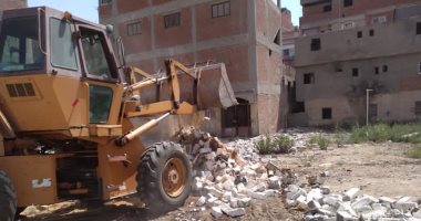 مصلحة الميكانيكا والكهرباء تزيل تعديات على محطة حانوت بالمنصورة