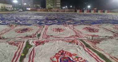  أطفال وشباب يشاركون فى تجهيز ساحات العيد بمحافظة بنى سويف