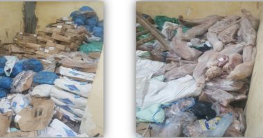 ضبط 1,754 طن لحوم وأسماك غير صالحة للإستهلاك الادمى 