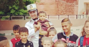  صور.. الشرطة النسائية فى تأمين حديقة الحيوان بالإسكندرية
