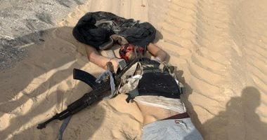 مقتل 5 إرهابيين واستشهاد ضابط وأمين شرطة خلال التصدى لهجوم بكمين بالعريش