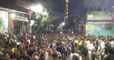 صور.. جنازه عسكرية مهيبة لاثنين من شهداء كمين العريش بمسقط رأسهما بالغربية