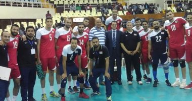 منتخب الطائرة فى مواجهة بيلاروسيا فى بطولة تشالنجر بسلوفينيا
