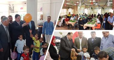 "ارسم ضحكة".. المحافظون يزورون الأطفال الأيتام والجمعيات الخيرية لرسم البهجة فى احتفالات العيد.. ويقدمون العيدية والهدايا للأطفال.. ومحافظ بورسعيد يزور المسنين.. وتوزيع الحلوى على عمال النظافة بالشرقية (صور)