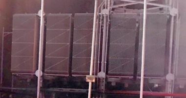 حريق بمحطة تحويل نقل الكهرباء بحى النفل فى الرياض بالسعودية