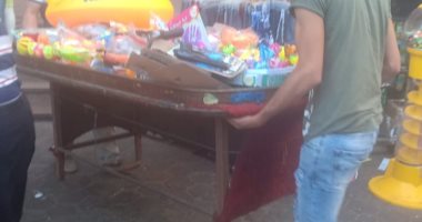 حملات لمواجهة ظاهرة الإشغالات ثالث أيام العيد بالإسكندرية 