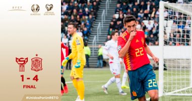 تصفيات يورو 2020.. إسبانيا تضرب جزر فاروه برباعية بدون المدرب إنريكى