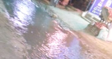 قارىء يشكو غرق شارع الزهور فى عزبة الهجانة بمياه الصرف الصحى