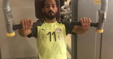 تدريبات بدنية للاعبى المنتخب فى اليوم الرابع بالمعسكر استعدادا لأمم أفريقيا