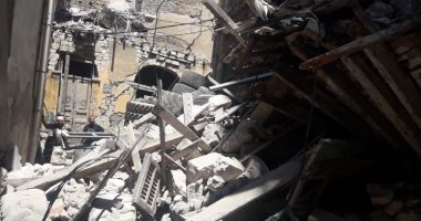 انهيار عقار قديم دون إصابات بالاسكندرية 