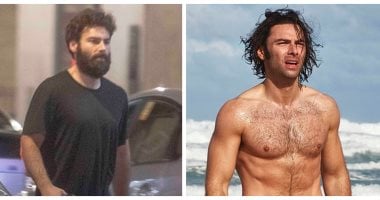  إطلالة صادمة لنجم مسلسل Poldark أيدان تورنر في لندن    