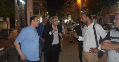 محافظ المنيا يتفقد مدخل كوبرى الإخصاص لاعادة تخطيطه وإنشاء ميدان 