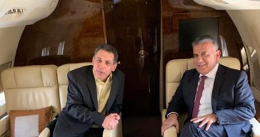 ننشر الصورة الأولى لنزار زكا المفرج عنه فى إيران مع مدير الأمن العام اللبنانى