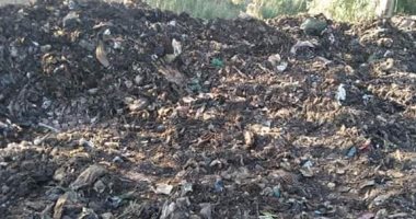 شكوى من تحويل سيارات جمع القمامة مزلقان فى القليوبية إلى مقلب عمومى