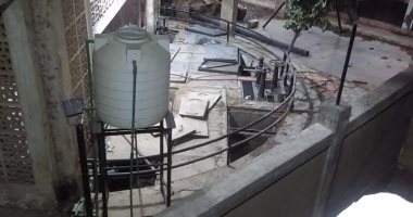 محطة صرف صحى تهدد سكان منزل بشارع عبد السلام عارف ببنى سويف