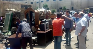 صور.. حملة مكبرة لإزالة الاشغالات أسفل كوبرى 27 غرب الإسكندرية