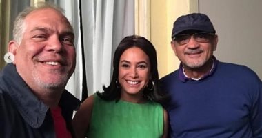 صور.. هند صبري وشريف عرفة من كواليس فيلم "الممر" 