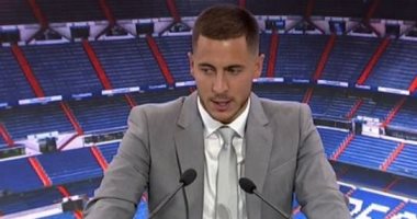 هازارد: حققت حلمى بالإنضمام إلى ريال مدريد وأريد تحقيق الألقاب