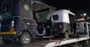 صور.. حملات مرورية ليلية لضبط المخالفين بمراكز ومدن الغربية