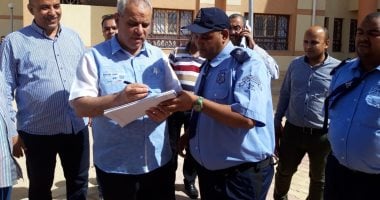 مسئولو المجتمعات العمرانية يتفقدون مدرسة قنا الثانوية للمتفوقين