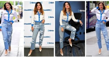 بيلا ثرون ترتدى ملابس من Chanel فى إذاعة SiriusXM.. اعرف سعرها