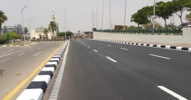 صور.. تخطيط طريق صلاح سالم استعدادا لبطولة أمم أفريقيا