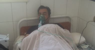 صور.. "عبدالحميد" عائل أسرته أصيب بتليف فى الرئة ويحتاج علاج بـ45 ألف جنيه
