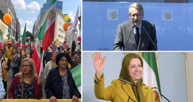 الموت لخامنئى.. مظاهرات للمعارضة الإيرانية ببروكسل تحرق صورة المرشد.. وتطالب بإسقاط نظام ولاية الفقيه وفرض الحظر على طهران.. برلمانى أوروبى يطالب بوضع الحرس الثورى على القائمة السوداء.. فيديو وصور