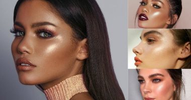 مالكيش فى الميكب.. تعرفى على طريقة وضع الـHighlighter لإطلالة لامعة.. صور