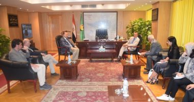 محافظ الفيوم يستقبل مدير الوكالة الإيطالية للتعاون التنموى للاستثمار فى المدن