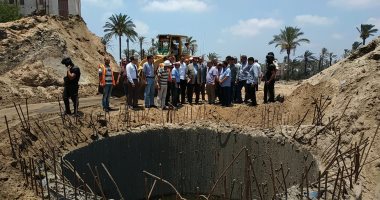 صور.. محافظ البحيرة : الانتهاء من مشروع الصرف برشيد مارس 2020