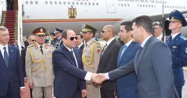 صور.. الرئيس السيسى يصل بيلاروسيا في زيارة رسمية