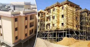 صور .. الحلم أصبح حقيقة.. هنا مدينة رفح الجديدة فى شمال سيناء.. الصحراء تتحول لعمارات سكنية.. تنفيذ 40% من مراحل بناء المدينة الجديدة بأرض الفيروز.. والمحافظ يكشف ضوابط تسليم الوحدات السكنية للأهالى