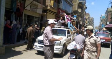 تحرير 63 محضر إشغال طريق و 58 إزالة فورية فى حملة مكبرة بمنوف