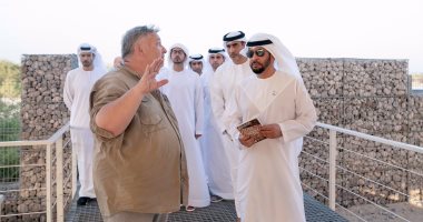 حمدان بن زايد يزور كنيسة ودير صير بنى ياس أول موقع مسيحى فى الإمارات.. صور