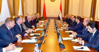 السيسى يزور برلمان بيلاروسيا ويستعرض رؤية مصر لمكافحة الإرهاب والتطرف