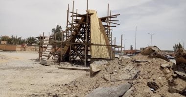 صور.. نصب تذكارى بمدينة الحسنة تخليدا لذكرى صمود أهالى سيناء فى وجه إسرائيل