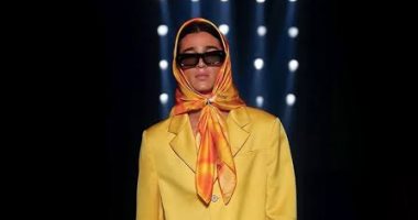 مجموعة "هيرون بريستون" للرجال بين الساتان والـsee through فى عرض أزياء بباريس