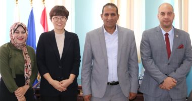 رئيس جامعة أسوان يلتقى نائب رئيس الوكالة الكورية للتعاون الدولى لبحث التعاون