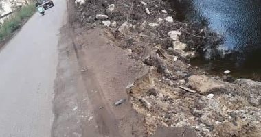 اضبط مخالفة.. طريق أويش الحجر يهدد حياة الأهالى بالمنصورة
