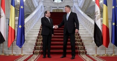 قمة "مصرية – رومانية" في "بوخارست".. الرئيس السيسي يبحث مع نظيره الرومانى تعزيز التعاون فى اكتشافات الغاز والسياحة.. ويشيد بمواقف رومانيا الإيجابية تجاه مصر.. و"يوهانيس": مهتمون بتطوير العلاقات مع القاهرة  