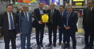 صور.. بعثة منتخب الجزائر تصل القاهرة للمشاركة في أمم أفريقيا