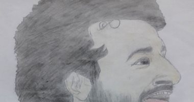 طفلان يشاركا صحافة المواطن مجموعة رسومات ومحمد صلاح بطل البورتريه