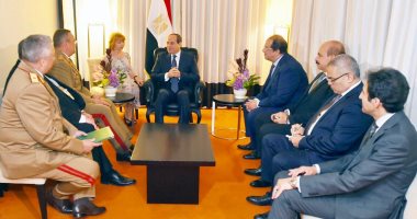 السيسى يبحث التعاون العسكرى والأمنى والتدريب مع رئيس أركان رومانيا