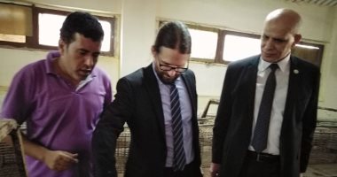 رئيس جامعة بنها يستقبل أعضاء وفد التحالف المصرى الأمريكى بمركز التميز